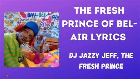 fresh prince of bel air lyrics|fresh prince of bel air lyrics short version.